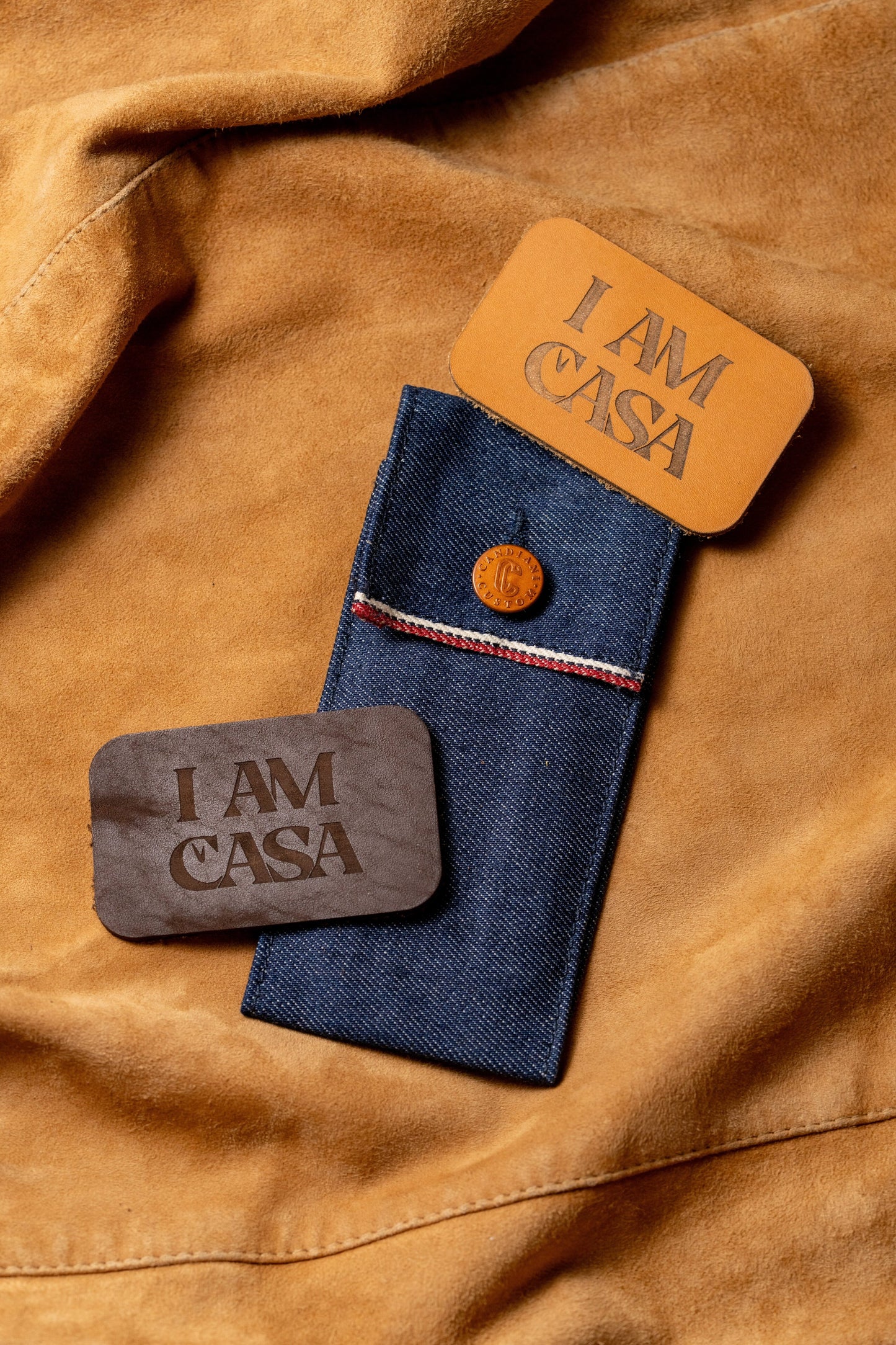 IamCasa x Candiani – The Denim Watch Pouch