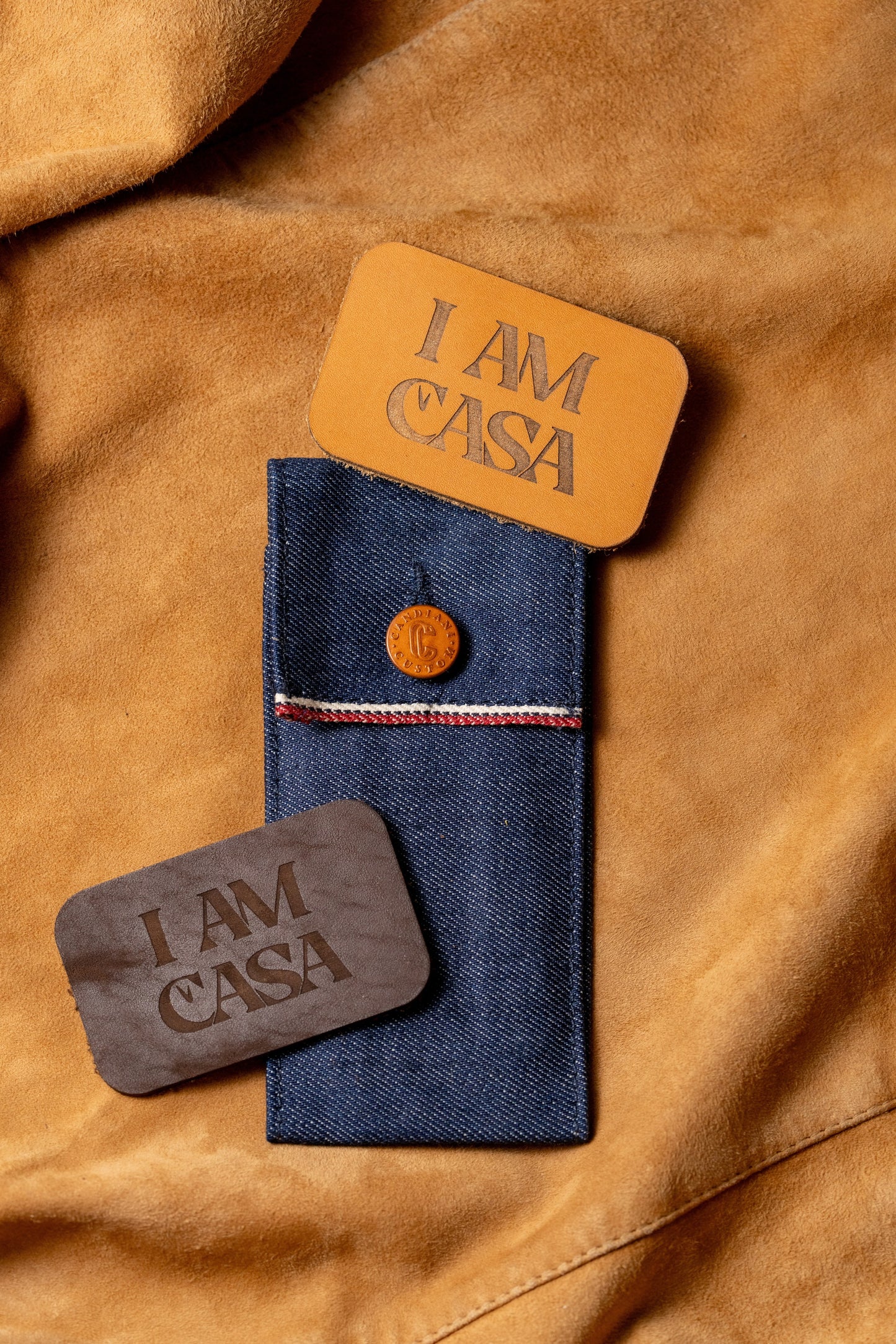 IamCasa x Candiani – The Denim Watch Pouch