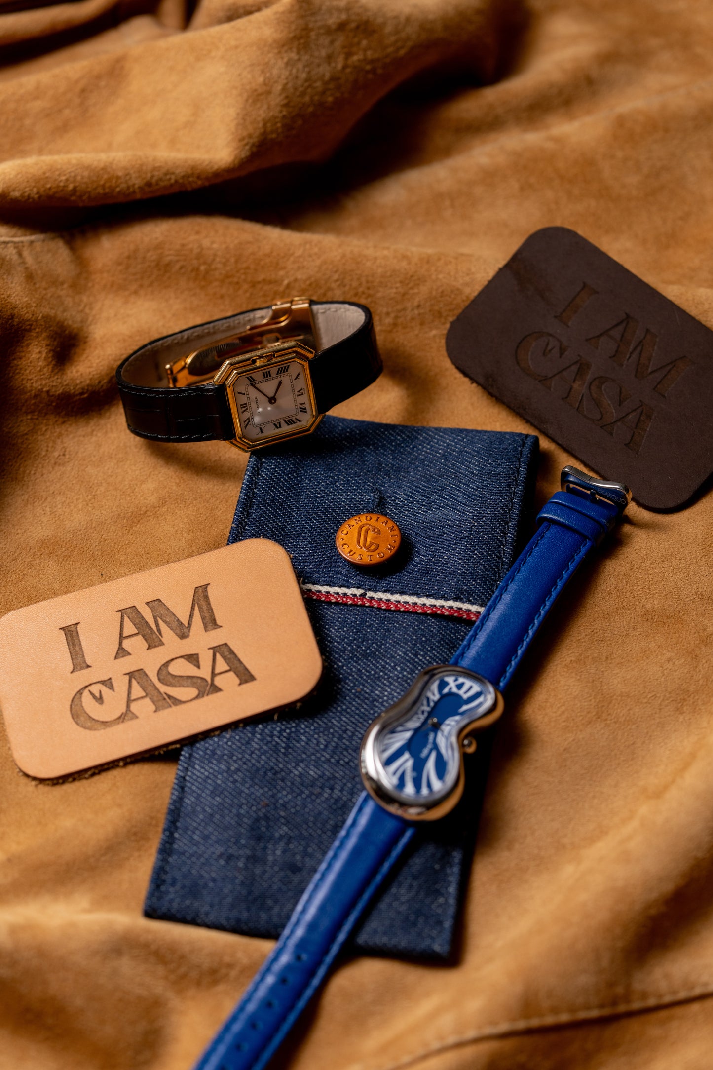 IamCasa x Candiani – The Denim Watch Pouch